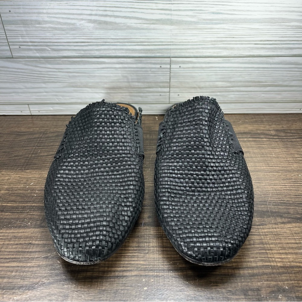 Frye Terri Woven Gore Mule Women’s Black Shoes - Women’s Size‎ 8 (M) - Picture 5 of 9